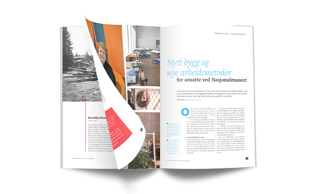 Magasindesign for Kulturisten. Redesign.