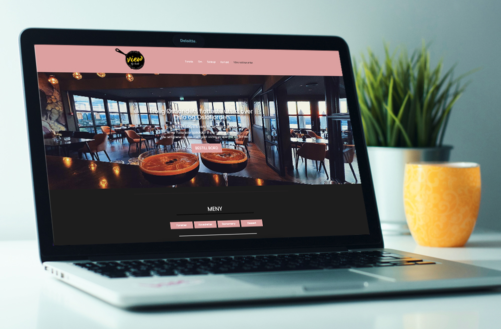webside for restauranten View by Taste