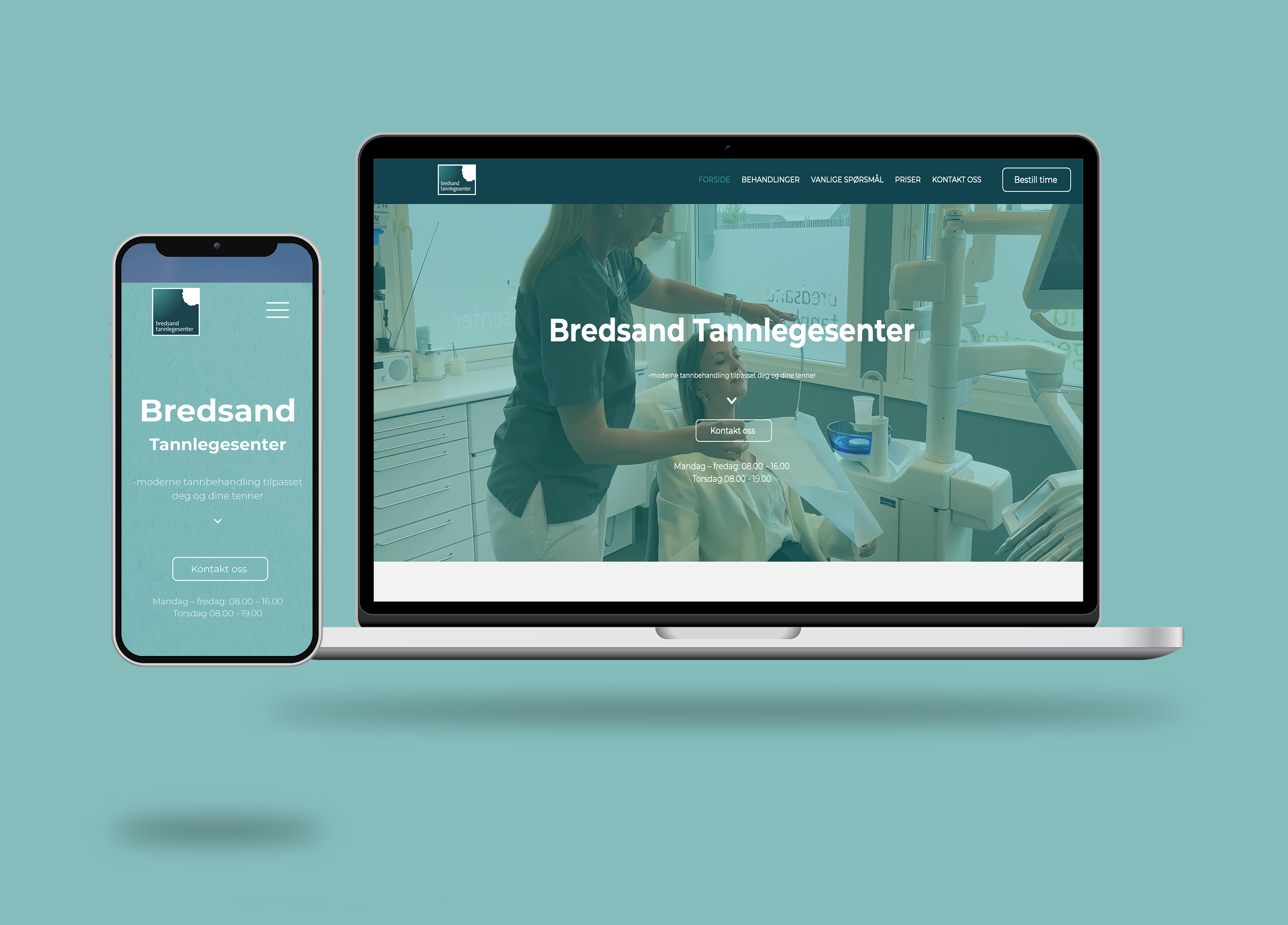 webside for bredsand tannlegesenter
