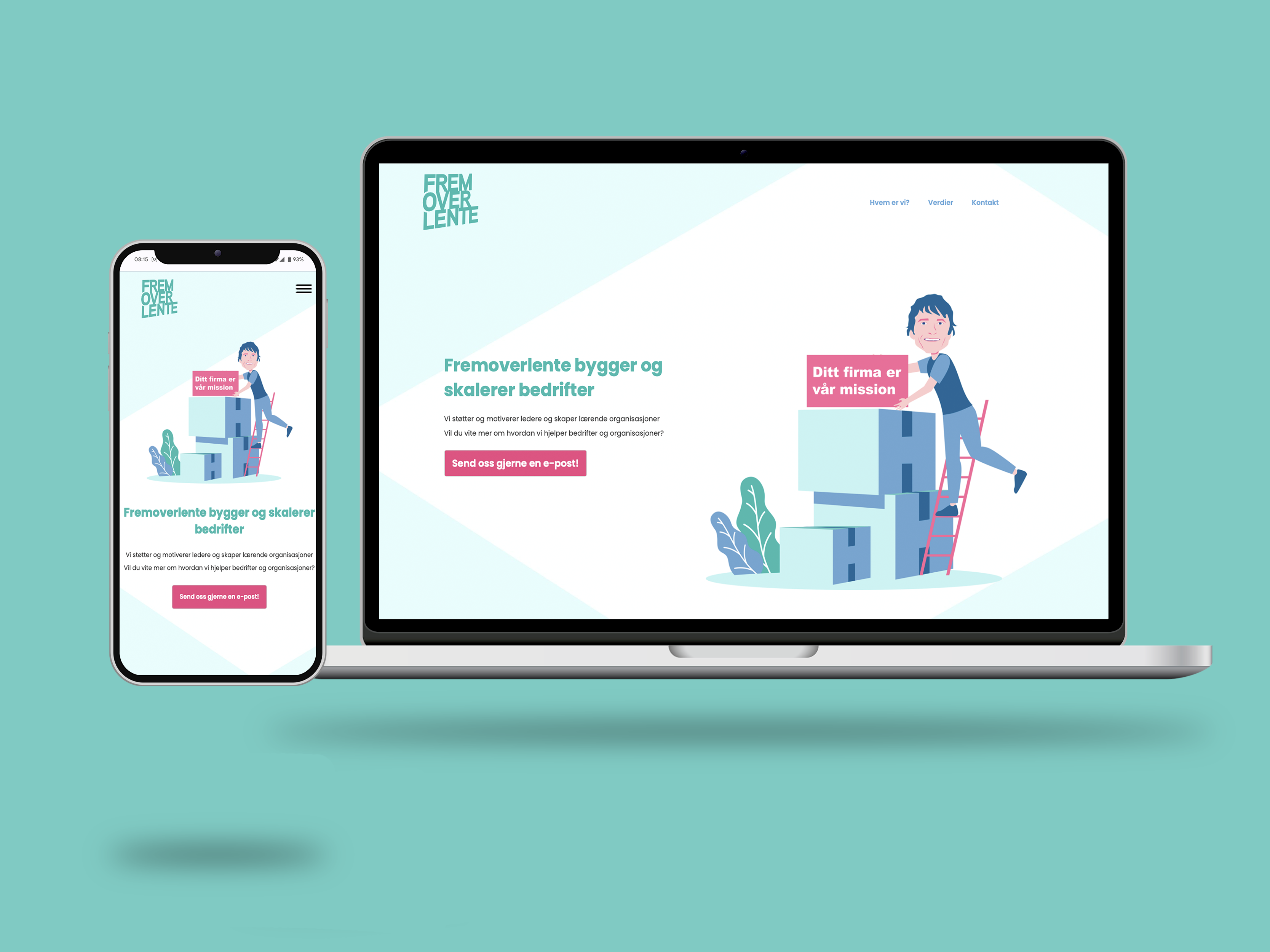 Webside for Fremoverlente